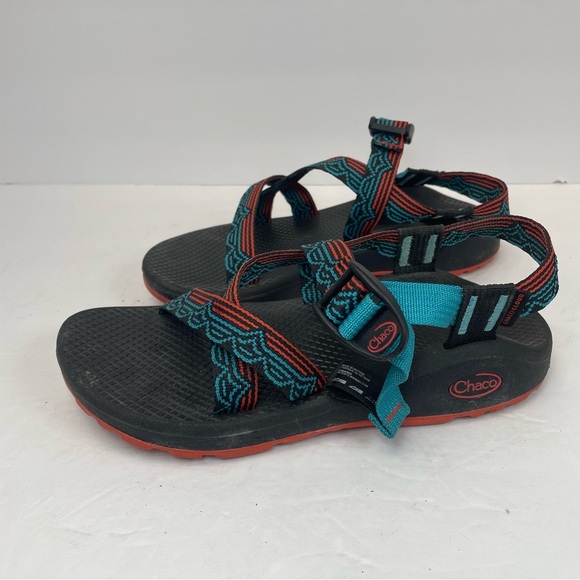 Chaco Women ZCloud Sandal Blip Teal 7.0 J107102 hiking Gorpcore camping outdoors - Picture 1 of 10